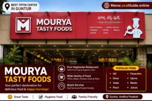 Mourya Tasty Foods in Guntur serving breakfast, tiffins and vegetarian food